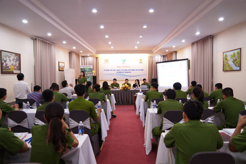 Tập huấn Kỹ năng thu thập, quản lý và phân tích thông tin tội phạm về động vật hoang dã tổ chức tại thành phố Hồ Chí Minh